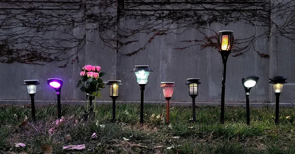 Troubleshooting an outdoor solar garden light