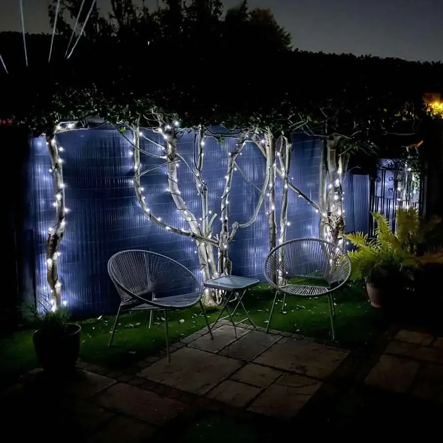 Starfall Curtain Solar String Lights (300 LED) - view 2