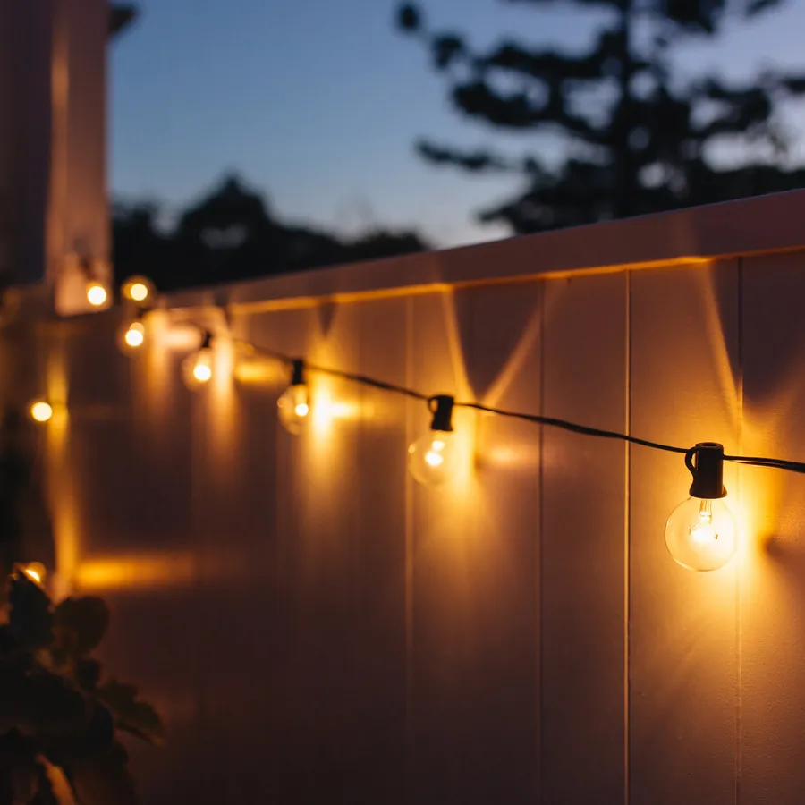 Cafe Globe Solar String Lights (25 ft) - view 2